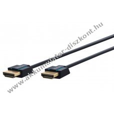 Clicktronic Ultra-Slim HDMI k�bel 1m 4K 60Hz Ethernet