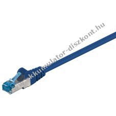 Goobay CAT 6A h�l�zati k�bel S/FTP 2xRJ45 k�k LSZH