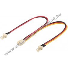 Goobay PC ventil�tor Y-t�pk�bel 3 t�s csatlakoz� 0,22 m