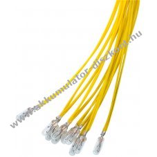 Goobay T1 1/4 alacsony fogyaszt�s� s�rga mini izz� 1,1W 14V 0,3m k�bel