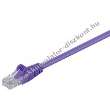Goobay CAT 5e patchk�bel U/UTP lila 2x RJ45 CCA vezet�k