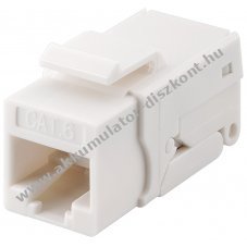 Goobay Keystone Modul RJ45 CAT 6 UTP 250 MHz 16,2mm sz�les Snap-In rendszer