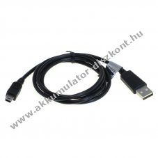 OTB Mini-USB adatk�bel 1,0m fekete USB A 2.0