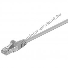 CAT 5e SF/UTP h�l�zati k�bel 50m sz�rke 2xRJ45 4x2xAWG26/7 CCA