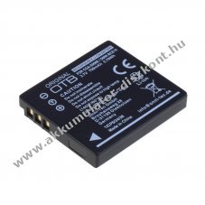 Helyettes�t� Akkumul�tor OTB Panasonic DMW-BCE10E CGA-S008 Leica BP-DC6 Ricoh DB-70 3,7V 750mAh Li-Ion