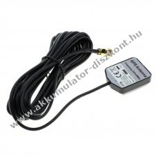 OTB GPS antenna SMA csatlakoz�val, m�gneses talppal, 90 fokos der�ksz�g� csatlakoz� 5,0m