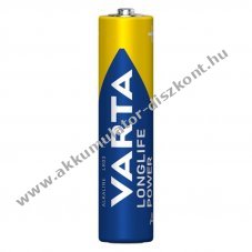 Varta Longlife Power AAA (mikro) 1,5V 4db/csomag elem alk�li-mang�n