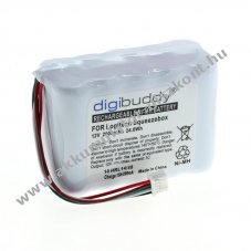 Helyettes�t� Akkumul�tor digibuddy Logitech Squeezebox AA Mignon ceruza 12V 2000mAh 10db NiMH