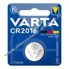 Varta Electronics CR2016 6016 3V 87mAh Li/MnO2