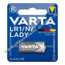 Varta Electronics Lady LR1 4001 1,5V 850mAh alk�li-mang�n elem