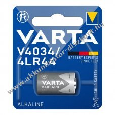 Varta V4034PX 4LR44 4034 6V 170mAh alk�li-mang�n