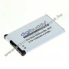 Helyettes�t� Akkumul�tor digibuddy Nokia 6303 classic/6730 classic/5220xm BL-5CT 3,7V 1100mAh Li-Ion
