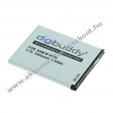 Helyettes�t� Akkumul�tor digibuddy Samsung Galaxy W I8150 Wave 3 S8600 Xcover S5690 3,7V 1500mAh Li-Ion