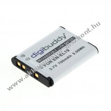 Helyettes�t� Akkumul�tor digibuddy Nikon EN-EL19 Sony NP-BJ1 3,7V 700mAh Li-Ion
