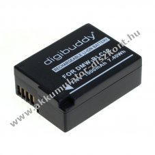 Helyettes�t� Akkumul�tor digibuddy Panasonic DMW-BLC12 / Leica BP-DC12 7,4V 1000mAh Li-Ion