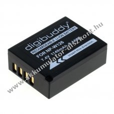 Helyettes�t� Akkumul�tor digibuddy NP-W126/NP-W126S 7,4V 1140mAh Li-Ion