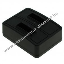 Helyettes�t� Akkumul�tor OTB 1302 Dual akkumul�tor t�lt�  Nikon EN-EL11 Pentax D-Li78 Sony NP-BY1 fekete
