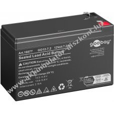 Goobay �lom Akkumul�tor GO12-7.2 12V 7200mAh Faston 4,8mm F1