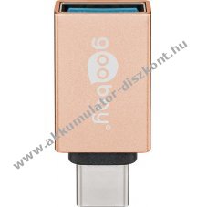 Goobay USB-C �talak�t� USB-A csatlakoz�val OTG 15W 3A 5Gbit USB 3.0