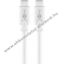 Goobay USB-C k�bel 1m 60 W 3 A 5 Gbit/s USB 3.2 Power Delivery