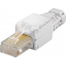 Goobay RJ45 CAT 5e UTP h�l�zati csatlakoz� 4 k�bel�tm�r�h�z szersz�m n�lk�l