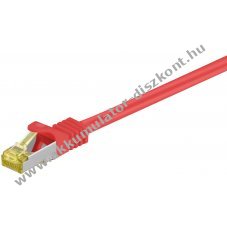 Goobay RJ45 patchk�bel CAT6A S/FTP (PiMF) 500MHz CAT7 magk�bellel piros LSZH 1.5m CU