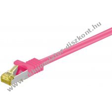 Goobay RJ45 patchk�bel CAT 6A SFTP 7,5m magenta LSZH