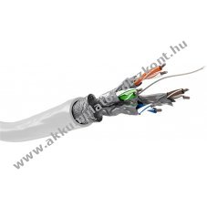 Goobay CAT 6 h�l�zati k�bel S/FTP 305m feh�r CCA AWG 23/1