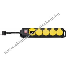 Steckdosenleiste 5-fach, spritzwassergesch�tzt f�r den Au�enbereich geeignet