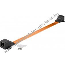 Goobay RJ45 LAN ablak�tvezet� ultra v�kony 0,25m h�l�zati k�belekhez