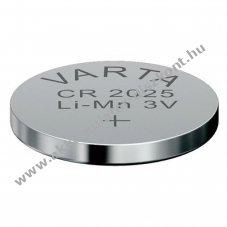 VARTA CR2025 3V 20db/�mlesztett kiszerel�s l�tium gombelem