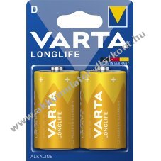 Varta Longlife 4120 LR20 D (g�li�t) 2db/csomag alk�li elem
