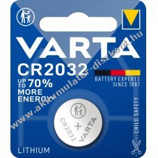 Varta CR2032 3V gombelem 1db/csomag l�tium