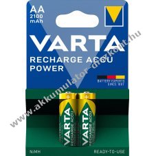 Varta Recharge Accu Ready to Use AA Akkumul�tor 2100mAh 2db/csomag
