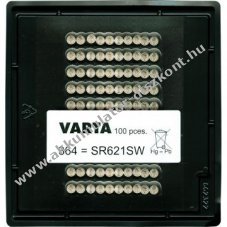 VARTA V364 gombelem ez�st-oxid 100db/�mlesztett kiszerel�s