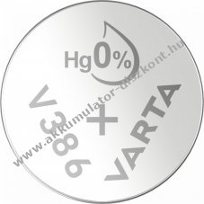 VARTA V386 gombelem �raelem 1db/csomag ez�st-oxid