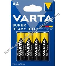 Varta AA Mignon ceruza Superlife Heavy Duty 4db/csomag elem