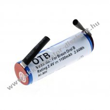 Helyettes�t� Akkumul�tor OTB Braun Oral-B Sonic Complete / Rowenta Dentasonic 2,4V 1100mAh NiMH