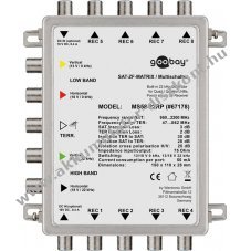 Goobay passz�v SAT multikapcsol� 5 bemenet 8 kimenet max 8 felhaszn�l�hoz