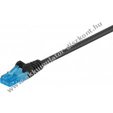 Goobay CAT 6A patchk�bel U/UTP 7,5m fekete LSZH