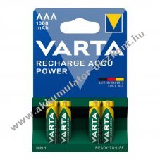 Varta Ready 2 Use AAA (mikro) Akkumul�tor 1,2V 1000mAh 4db/csomag NiMH