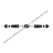 Goobay CAT 6 IP68 k�lt�ri RJ45 h�l�zati k�belcsatlakoz� 2x RJ45 aljzat