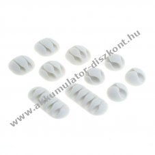 OTB k�belcsipesz 10db/csomag feh�r TPU