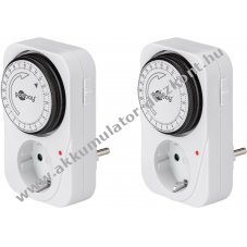 Goobay 2db/csomag anal�g id�kapcsol� konnektorhoz