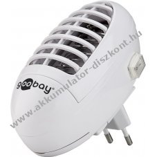 Goobay UV-LED belt�ri rovarcsapda 1W Eurostecker (CEE 7/16) csendes elektromos - A k�szlet erej�ig