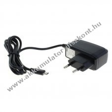 OTB h�l�zati adapter Micro-USB 5V1A fekete 1,10m