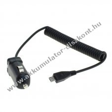 OTB Micro-USB aut�s spir�l t�lt�k�bel 1A fekete