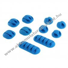 OTB k�belr�gz�t� klipsz 10db/csomag k�k TPU