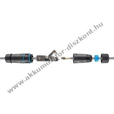 Goobay CAT 6A UTP IP68 h�l�zati k�belcsatlakoz� szersz�mmentes LSA szerel�shez