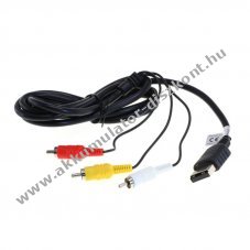 OTB vide�k�bel kompatibilis Sega Dreamcast 1x konzolspecifikus csatlakoz� 3x RCA (cinch)